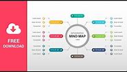 How to Make a Mindmap diagram in Microsoft Office PowerPoint -Free Download