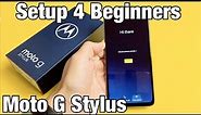 Moto G Stylus: How to Setup for Beginners (step by step)