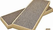 Splicing Cat Scratch Pad: Cat Scratchers for Indoor Cats and Kitten, 2 Pack Cat Scratching Pad, Cat Scratcher Cardboard, Cat Scratching Pad, Premium Scratch from Cats, Double-Sided Design