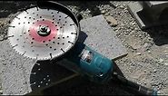 Makita GA9020 230mm 9 inch Angle Grinder Cutting Stone Like A Boss With Abraboro Stone Cutting Disc
