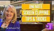 Effortlessly Capture Screenshots: OneNote's Time-Saving Shortcuts
