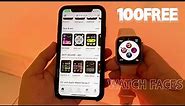 NEW 100 FREE Watch Faces for Apple Watch