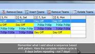 Work Schedules: Improved 4 on 4 off 12 Hour Shift Patterns