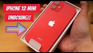 iPhone 12 Mini Product Red (Unboxing & First impressions)