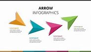 4 Steps Animated Arrow Infographic 🔥🔥 Free PowerPoint Template