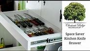 Under cabinet kitchen knife drawer - how to build