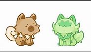 Weed Cat and Rockruff