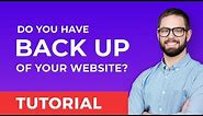How to Backup & Restore your WordPress Website in 5 minutes [Free]