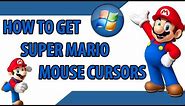 How To Install Super Mario Mouse Cursors For Windows