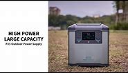 Huge Power Large Capacity 丨FlashFish P25 Outdoor Power Supply