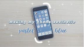 making my iphone 8 aesthetic (widget, wallpaper) + phone case haul