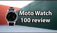 Moto Watch 100 review: There are much better options available