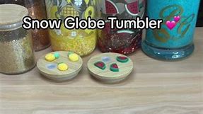Sparkling Snow Globe Tumblers: Unique Custom Glitter Cups