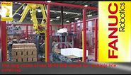 FANUC M-410iB High Speed Robotic Palletizing - Courtesy of Flexicell