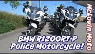 BMW R1200RT Police Motorcycle Walk Around and Overview!