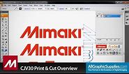 Mimaki CJV30 Series Print & Cut Software Overview - All Graphic Supplies