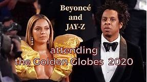 Beyoncé and JAY-Z attending the Golden Globes 2020