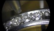 How to Pave Diamond set an eternity ring!
