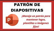 Patrón de diapositivas en PowerPoint | Microsoft PowerPoint 2019