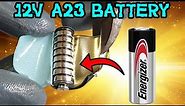 Energizer alkaline A23 whats inside mini 12 volts battery ASMR