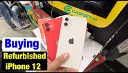 Buying Refurbished iPhone 12 From Cashify Store Rajiv Chowk Metro Station