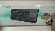 Logitech K400 Wireless Keyboard with Trackpad Unboxing