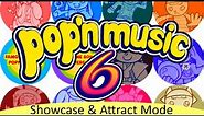 Pop'n Music 6 | Game Showcase & Attract Mode [Gameplay]