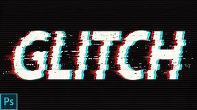 How To Make Glitch text in Photoshop. How To Create Awesome Text Glitch Effects - Photoshop Tutorial