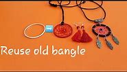 dream catcher necklace diy ll trending tassel earrings l recycle bangles