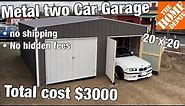 How to build a 20x20 Garage for $3000 in 5 days (from Home Depot materials)