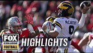 No. 3 Michigan vs. No. 2 Ohio State Highlights | CFB on FOX