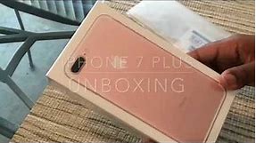 iPhone 7 Plus Rose Gold Unboxing with Spigen Slim & Soft case