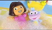 Dora the Explorer Toys 🎒 Dora and Boots take a Bubble Bath