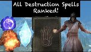 All 29 Destruction Spells Ranked | The Elder Scrolls V: Skyrim