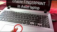 How To Enable FINGERPRINT ( SIGN IN ) in Asus Laptop