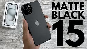 iPhone 15 Black UNBOXING + SETUP!