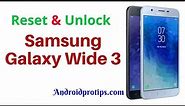 How to Reset & Unlock Samsung Galaxy Wide 3
