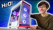 The FULLY CUSTOM Water Cooled Gaming PC Build 2021! 💓 Ryzen 5900X, RTX, Pink Hydro X Build | AD