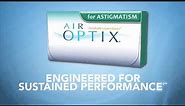 AIR OPTIX® for ASTIGMATISM Contact Lenses Mode of Action Video for Consumers