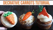 How to Make ADORABLE Carrots | Cake Decorating