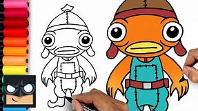 How To Draw Fishstick 🐠 Drawing and Coloring Fortnite 🌈⭐️
