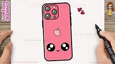 How to Draw a Cute iPhone 15 Pro max Step by step Follow Along video for KIDS