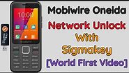 Mobiwire Oneida Network Unlock With Sigma key [World First Video]