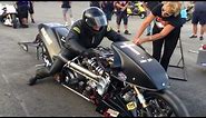 First Five-Second V-Twin Nitro Harley? The Must See Supercharged V-Twin Dragbike Looking For History