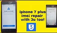 iPhone 7 plus broken baseband repair with 3u tools