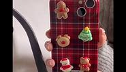 Compatible with iPhone 14 Cute 3D Tree Snow Man Bear Merry Christmas Design Phone Case Girls Women Lovely Xmas Gift Cases IMD Silicone Case for iPhone14