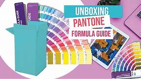 Unboxing Pantone Formula Guide 2020 - Solid Color Chart | Contents of Pantone Graphics Shade Card
