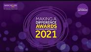The University of Manchester’s Making a Difference Awards 2021