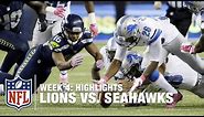 Lions vs. Seahawks | Week 4 Highlights | NFL