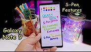 Galaxy Note 9 - S-Pen features explained step by step and How S-Pen remote works
